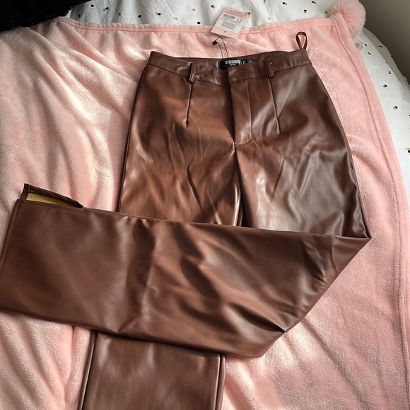 Brand NEW: MISSGUIDED DRESS & LEATHER PANTS - Picture 3 of 6